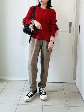 「アイテム（その他）」を使った、❁⃘asa❁⃘さん（骨格ストレート・レディース・150cm）の秋コーディネート