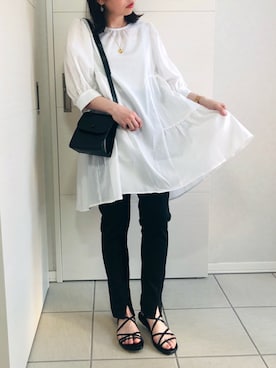 「アンブルネージュ」｜「アイテム（パンツ）」を使った、❁⃘asa❁⃘さん（レディース・150cm）の夏コーディネート