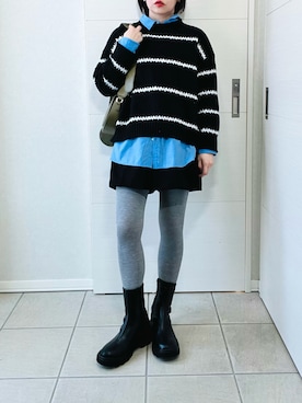 「tiptop（ティップトップ）のアイテム」を使った、❁⃘asa❁⃘さん（レディース・150cm）の冬コーディネート