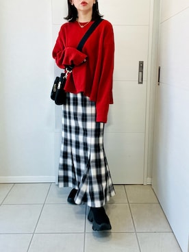 「MARC JACOBS（マークジェイコブス）のアイテム（バッグ）」を使った、❁⃘asa❁⃘さん（レディース・150cm）の秋コーディネート