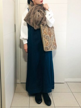 「Lee（リー）のアイテム（セットアップ）」を使った、❁⃘asa❁⃘さん（レディース・150cm）の秋コーディネート
