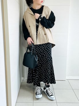 ❁⃘asa❁⃘さん（レディース・150cm）の春コーディネート