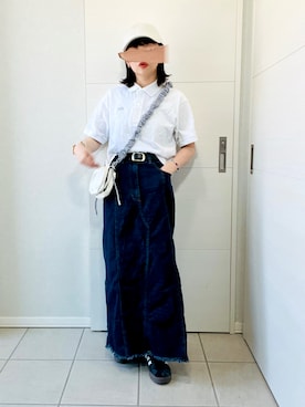 「アイテム（スニーカー）」を使った、❁⃘asa❁⃘さん（レディース・150cm）の秋コーディネート