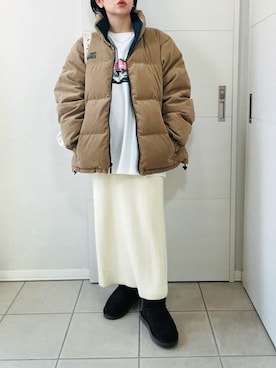 「アイテム（Tシャツ/カットソー）」を使った、❁⃘asa❁⃘さん（レディース・150cm）の秋コーディネート