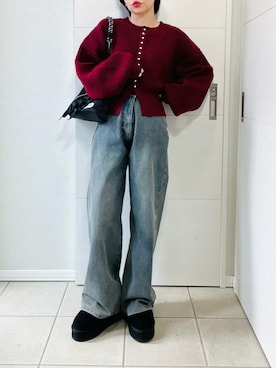 「アイテム（ブーツ）」を使った、❁⃘asa❁⃘さん（レディース・150cm）の秋コーディネート