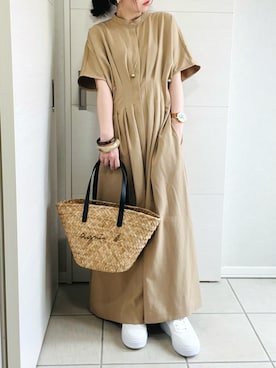 「AS KNOW AS plus（アズノゥアズプラス）のアイテム（スニーカー）」を使った、❁⃘asa❁⃘さん（レディース・150cm）の夏コーディネート
