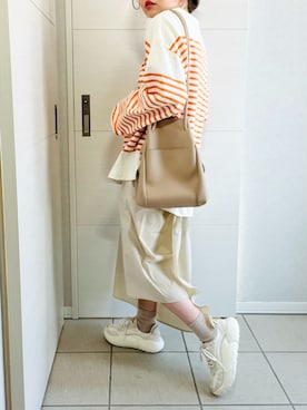 「ラップスカート」｜「アイテム（その他）」を使った、❁⃘asa❁⃘さん（レディース・150cm）の冬コーディネート