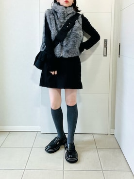 「アイテム（ベスト）」を使った、❁⃘asa❁⃘さん（レディース・150cm）の秋コーディネート