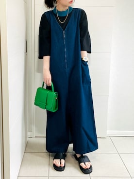 「SUGAR BISKET（シュガービスケット）のアイテム（ワンピース/ドレス）」を使った、❁⃘asa❁⃘さん（レディース・150cm）の夏コーディネート