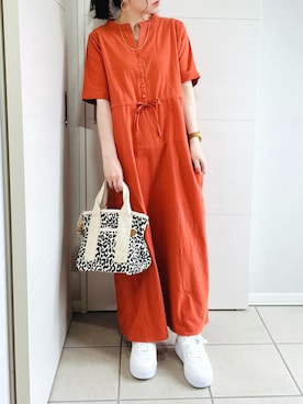 「AS KNOW AS plus（アズノゥアズプラス）のアイテム（スニーカー）」を使った、❁⃘asa❁⃘さん（レディース・150cm）の夏コーディネート