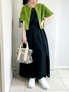 「AS KNOW AS plus（アズノゥアズプラス）のアイテム（スニーカー）」を使った、❁⃘asa❁⃘さん（レディース・150cm）の夏コーディネート