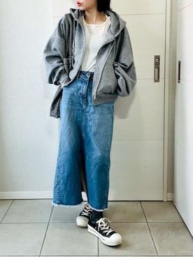 「tiptop（ティップトップ）のアイテム」を使った、❁⃘asa❁⃘さん（レディース・150cm）の冬コーディネート