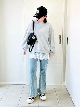 「FREE'S MART（フリーズマート）のアイテム」を使った、❁⃘asa❁⃘さん（レディース・150cm）の春コーディネート