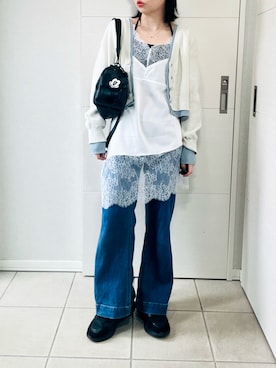 「FREE'S MART（フリーズマート）のアイテム（パンツ）」を使った、❁⃘asa❁⃘さん（レディース・150cm）の春コーディネート