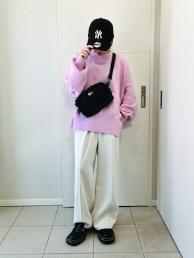 「アイテム（帽子）」を使った、❁⃘asa❁⃘さん（レディース・150cm）の冬コーディネート