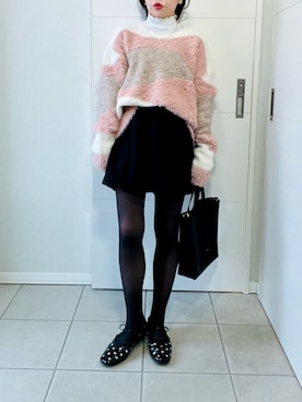 「DISCOAT（ディスコート）のアイテム」を使った、❁⃘asa❁⃘さん（レディース・150cm）の冬コーディネート