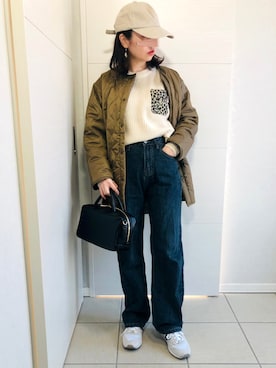 「URBAN RESEARCH（アーバンリサーチ）のアイテム（ブルゾン）」を使った、❁⃘asa❁⃘さん（レディース・150cm）の冬コーディネート