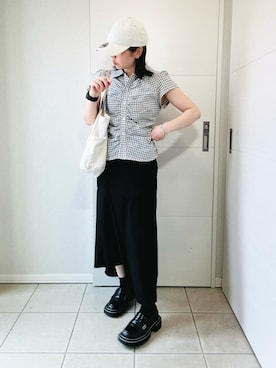 「agnes b.（アニエスベー）のアイテム」を使った、❁⃘asa❁⃘さん（レディース・150cm）の夏コーディネート