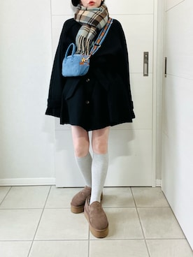 「アイテム（トレンチコート）」を使った、❁⃘asa❁⃘さん（レディース・150cm）の秋コーディネート