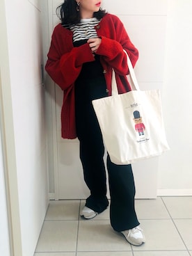 「something_jean」｜「アイテム（オールインワン・サロペット）」を使った、❁⃘asa❁⃘さん（レディース・150cm）の冬コーディネート