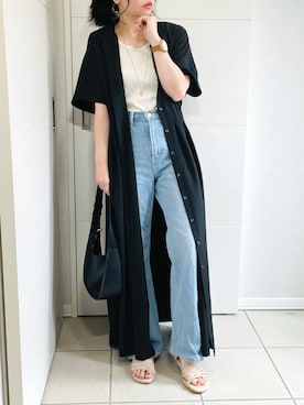 「Lee」｜「アイテム（ワンピース/ドレス）」を使った、❁⃘asa❁⃘さん（レディース・150cm）の夏コーディネート