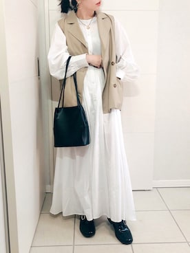「モンクシューズ」｜❁⃘asa❁⃘さん（レディース・150cm）の夏コーディネート