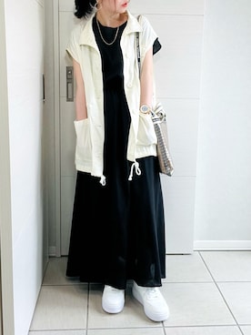 「AS KNOW AS plus（アズノゥアズプラス）のアイテム（スニーカー）」を使った、❁⃘asa❁⃘さん（レディース・150cm）の夏コーディネート