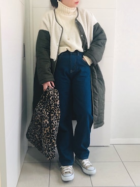 「La-gemme（ラジェム）のアイテム（その他アウター）」を使った、❁⃘asa❁⃘さん（レディース・150cm）の秋コーディネート