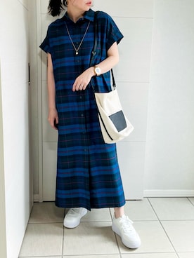 「AS KNOW AS plus（アズノゥアズプラス）のアイテム（スニーカー）」を使った、❁⃘asa❁⃘さん（レディース・150cm）の夏コーディネート