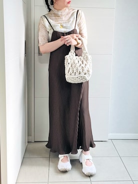 「T・S・L（ティーエスエル）のアイテム」を使った、❁⃘asa❁⃘さん（レディース・150cm）の夏コーディネート