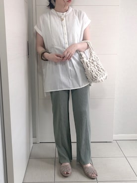「T・S・L（ティーエスエル）のアイテム」を使った、❁⃘asa❁⃘さん（レディース・150cm）の夏コーディネート
