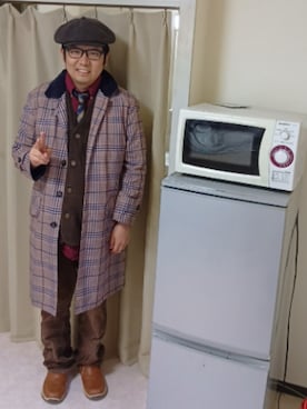 「アイテム（フォーマルスーツ/小物）」を使った、あらたさん（メンズ・174cm）の冬コーディネート