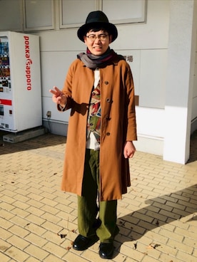 「アイテム（ジャケット/アウター）」を使った、あらたさん（メンズ・174cm・30代）の秋コーディネート
