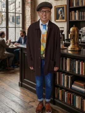 「no brand（ノーブランド）のアイテム」を使った、あらた体調不良さん（メンズ・174cm）の秋コーディネート