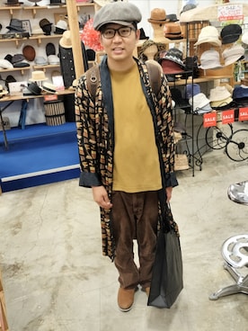 「アイテム（バックパック/リュック）」を使った、あらたさん（メンズ・174cm）の夏コーディネート