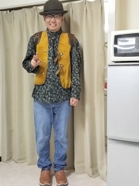 「アイテム（シューズ）」を使った、あらたさん（メンズ・174cm）の秋コーディネート