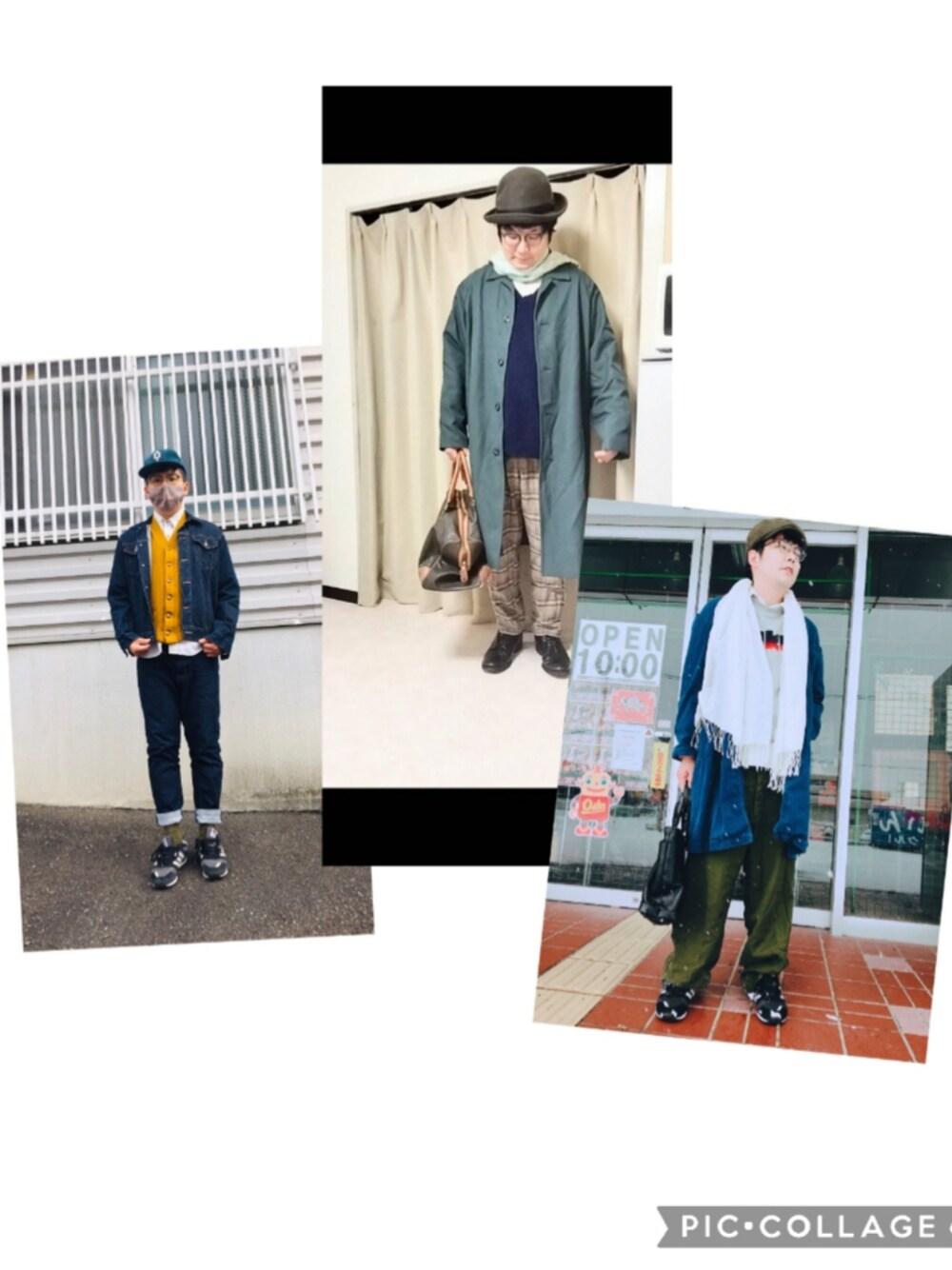 「カジュアル、カジュアルコーデ、ストリート、ストリートコーデ、ストリートMIX、古着、古着MIX、古着コーデ、古着好きな人と繋がりたい、古着男子、眼鏡、眼鏡男子、帽子、帽子×メガネ、いいね、save、フォローお願いします🤑」｜「VINTAGEのアイテム（カーディガン/ボレロ、イエロー系）」を使った、あらたさん（メンズ・174cm）の春コーディネートの1枚目の写真