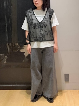 モエカさん（レディース・158cm）の春コーディネート