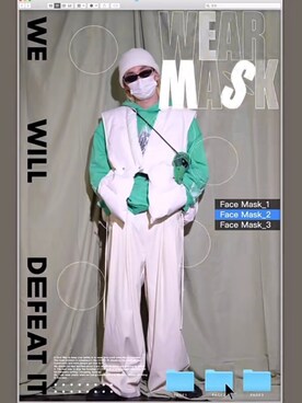 「TYAKASHAのアイテム」を使った、秦然さん（メンズ・175cm）の春コーディネート