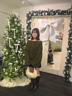 「mideal（マイディール）のアイテム」を使った、よこさん（レディース・154cm）の冬コーディネート