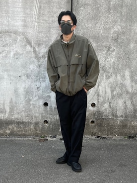 「カラーサングラス」｜「アイテム（ジャケット/アウター）」を使った、リリさん（メンズ・178cm）の春コーディネート