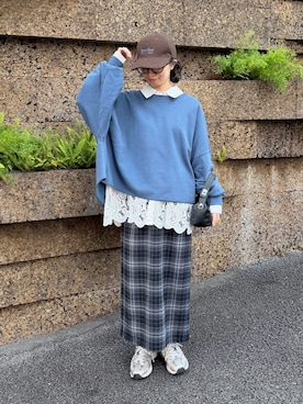 「LAVEANGE（ラビアンジェ）のアイテム」を使った、yuumiさん（レディース・154cm）の秋コーディネート