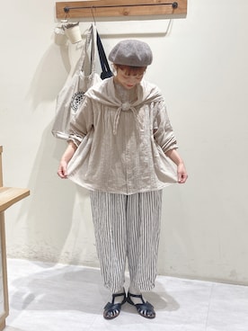 「TSUHARU by Samansa Mos2（ツハルバイサマンサモスモス）のアイテム」を使った、n.aiさん（レディース・157cm）の夏コーディネート