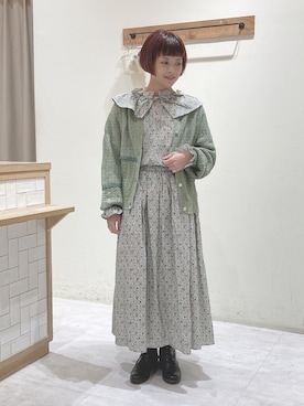 「TSUHARU by Samansa Mos2（ツハルバイサマンサモスモス）のアイテム（ブーツ）」を使った、n.aiさん（レディース・157cm）の冬コーディネート