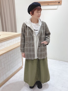 n.aiさん（レディース・157cm）の秋コーディネート