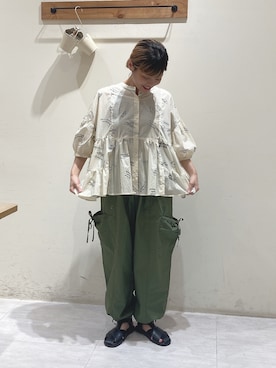 「Samansa Mos2（サマンサ モスモス）のアイテム」を使った、n.aiさん（レディース・157cm）の夏コーディネート