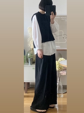 「FLORENT（フローレント）のアイテム（パンツ）」を使った、minako_1027さん（レディース・170cm）の夏コーディネート