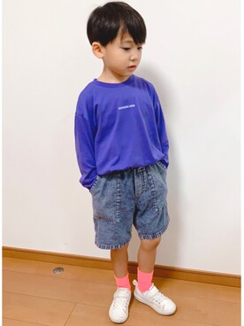 「うしろ姿」｜*soleil88*さん（キッズ・110cm）の秋コーディネート