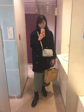 「ECCO（エコー）のアイテム」を使った、 おしずさん（レディース・165cm）の春コーディネート