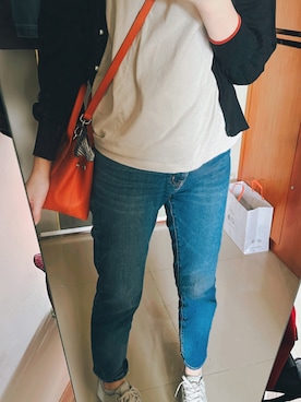 「A Day in the Life （アデイインザライフ）のアイテム」を使った、ウェイツさん（レディース・163cm）の春コーディネート